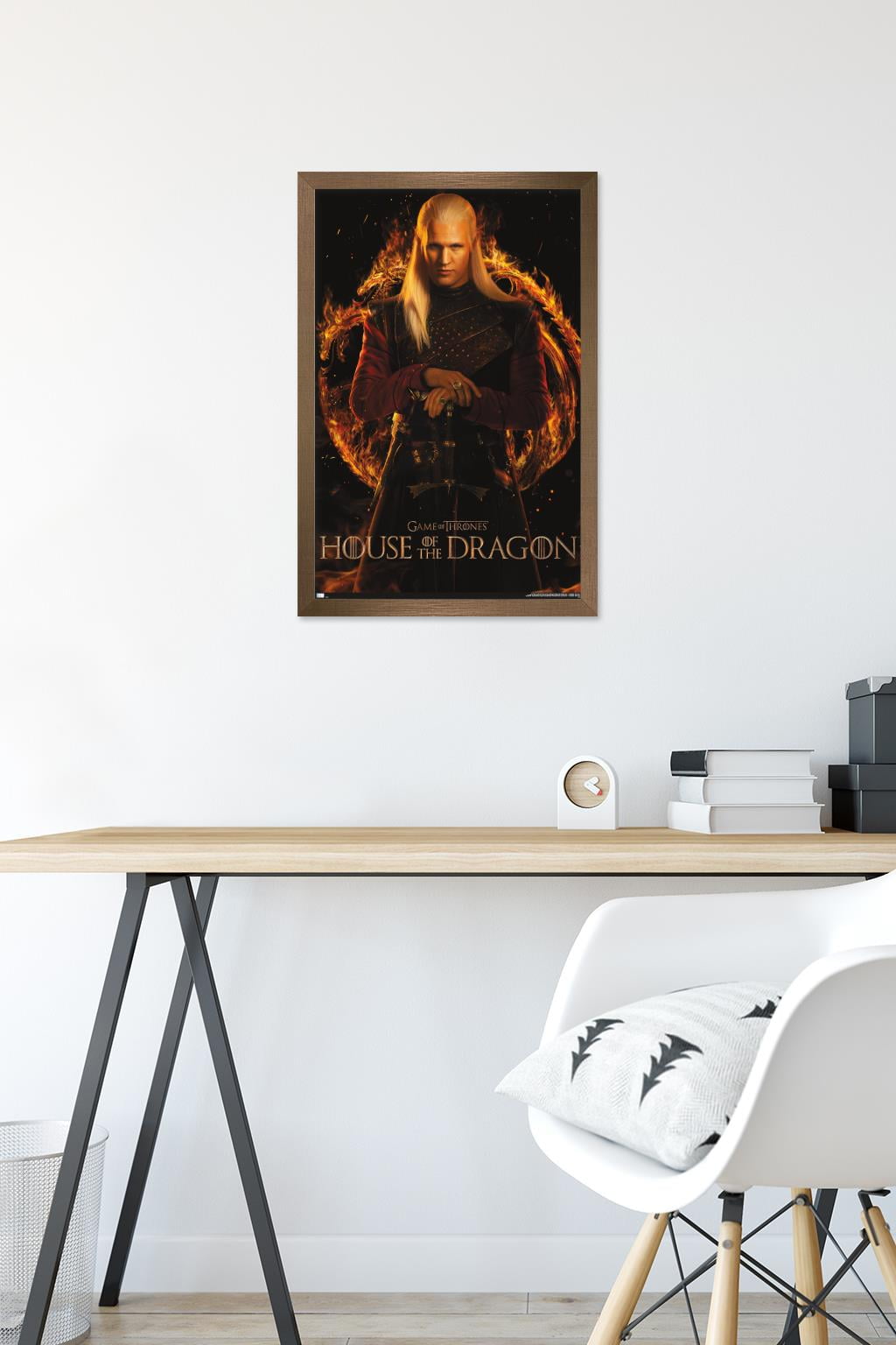 House of the Dragon - Daemon One Sheet Wall Poster, 14.725" x 22.375" Framed