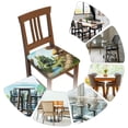 thumbnail image 7 of Salouo Cartoon Mushroom House for Chair Covers,Washable Seat Covers for Dining Room Chairs Seat Protector for Home, Hotel, Banquet-Two Pieces, 7 of 7