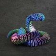 thumbnail image 6 of 3D Printed Snake,12in Flexible 3D Printed Animal Snake,Christmas Fidget Toys Gifts Halloween Decorations Indoor Outdoor,Decorative Easter for Kids Home Decor, 6 of 9