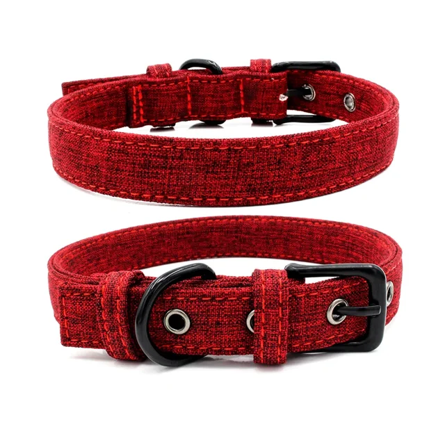 Adjustable Nylon Dog Collar Dogs Cat Collars Harness Pet Supplies Dog Accessories for Small Dogs