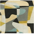 thumbnail image 6 of Hauteloom Sneedville Wool Living Room, Bedroom Area Rug - Modern - Black, Beige, Gray - 6' x 9'-Kidney, 6 of 9