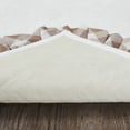 thumbnail image 6 of VHC Brands Annie Portabella Check Bath Mat, Brown, 27x48, 6 of 6