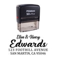 thumbnail image 4 of Printtoo Personalized Wedding Self Inking Family Return Address Custom Rubber Stamp Gift Idea, 4 of 6