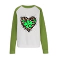 thumbnail image 7 of YABCSAZ Women's St Patrick's Day Shirts Shamrock Clover Printed Irish Tops Long Sleeve Pullover Casual Loose Oversize Charms Shirts Blouse Paddy's Day Great Parade Shirts Irish T-Shirt, 7 of 7