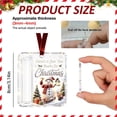thumbnail image 3 of Clearance Under $1 Sparkling Acrylic Christmas Ornament – Cash or Gift Card Holder for Tree Hanging and Holiday Gifting, 3 of 5
