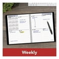 thumbnail image 6 of DayMinder Open-Schedule Weekly Appointment Book, 8.75 x 7, Black Cover, 12-Month (Jan to Dec): 2024 | Bundle of 10 Each, 6 of 6