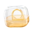 thumbnail image 3 of Baño de arena para hámster, lavabo para hámster, contenedor de arena transparente naranja, 3 of 9