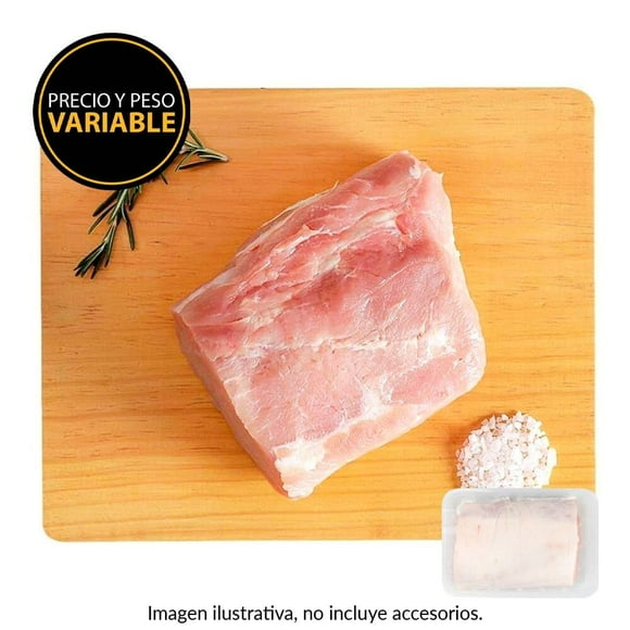 Lomo de cerdo por kg peso aprox por charola 700 a 800 g