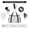 thumbnail image 4 of Balery Funny Chicken Bolsa de Gimnasio para Mujeres, Bolsa de Viaje con Bolsillo Húmedo, Bolsa de Fin de Semana para Mujeres, Bolsa de Viaje Resistente al Agua, 4 of 7