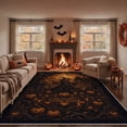 thumbnail image 3 of GENIMO 2'x3' Halloween Doormat, Washable Non Slip Soft Farmhouse Pumpkin Outdoor Door Mat for Front Door Covered Porch Patio Entryway, Smoky Amber, 3 of 6