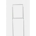 thumbnail image 2 of M&T Displays Metal Eco Info Board, Silver 18x24 Inches Slide-In Poster Sign Holder 1 Tier Double Sided Floor Standing Pedestal Advertising Display with Backing and Anti-Glare PET Cover, 2 of 6