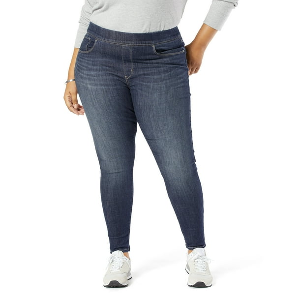 Signature by Levi Co. Women's Plus Size Shaping Skinny Jeans - Walmart.com