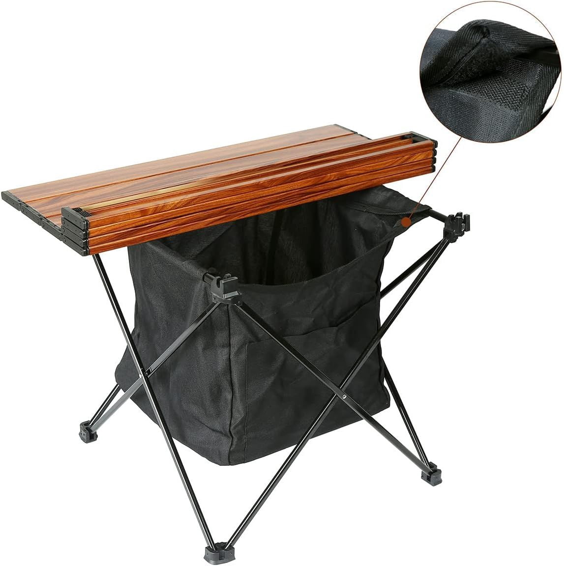 Portable Camping Table Ultralight Aluminum Camp Table Folding Beach Table for Camping Hiking Backpacking Outdoor Picnic, Size M