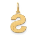 thumbnail image 3 of Finest GoldXNA1337Y-S 14K Yellow Gold Letter S Initial Pendant, 3 of 4