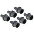 thumbnail image 1 of Unique Bargains UPVC Reducer Pipe Fitting 25mm OD 13mm Barbed, 6 Pack Straight Coupling Adapter Connector, Grey, 1 of 5