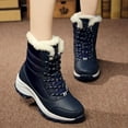 thumbnail image 7 of Women Snow Boots Waterproof Furry Lined Comfortable Furry Lined Ankle Booties for Winter Outdoor, 7 of 7