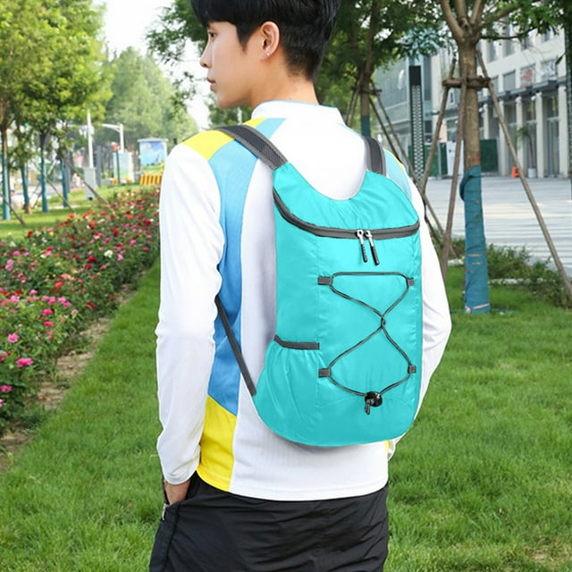 WIFKLSIIPG Folding Bag Ultra Light Storage Beach Bag Hiking Load Reduction Storage Bag Outdoor Travel Sports Backpack