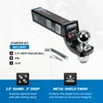 thumbnail image 3 of Reese Interlock Trailer Hitch Ball Mount Starter Kit, 14,000 Pound Capacity, 3 of 11