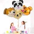 thumbnail image 3 of Globo de animales de la selva, globo de helio 4D de 4 piezas para decoración de cumpleaños de niño y niña Sailing Electrónica, 3 of 5