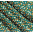 thumbnail image 3 of Soimoi Cotton Cambric Fabric Leaves & Flower Floral Print Fabric by The Yard 42 Inch Wide, 3 of 7