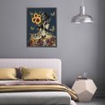 thumbnail image 4 of Cuadros Decorativos Pintura de arte de punto de cruz completo 11CT estampado de flores bordado adorno montado en la pared JShteea Nuevos Originales, 4 of 5