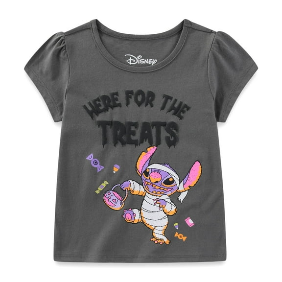 Disney Lilo & Stitch Short Sleeve T-Shirt (Girls), Sizes 5-12