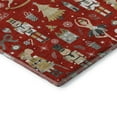 thumbnail image 3 of Addison Rugs Mayfield Premium Machine Washable Transitional Holiday Red Rectangle Rug, 10' x 14', 3 of 7