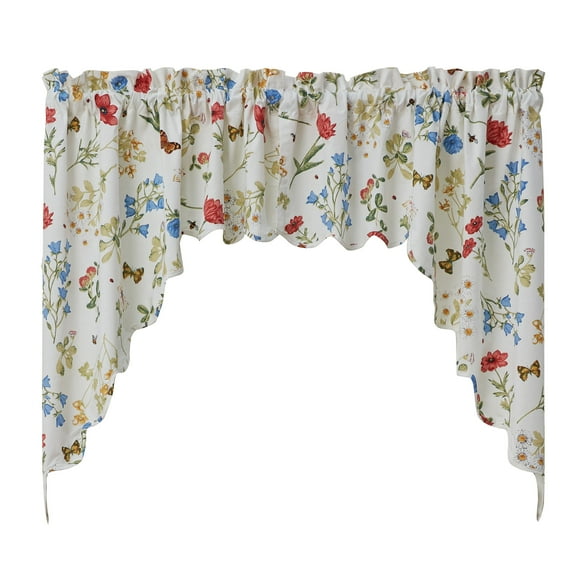 Park Designs Wildflower Scalloped Swag 36"L