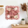 thumbnail image 3 of DELESYS Simulation Flower Wall Wedding Decoration Artificial Flowers Rose Wall Flowers Wedding Flowers Suitable for Multi-scene Flower Wall, 35 * 35cm, 3 of 5