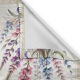 thumbnail image 6 of Ambesonne Cottagecore Valance & Curtain 3 Pcs Set, Pastel Colored Floral, 55"x24", Rose Lilac and Sage Green, 6 of 7
