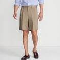 thumbnail image 4 of Lands' End Men's No Iron 9" Comfort Waist Pleated Front Chino Short, 4 of 6