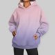thumbnail image 4 of Gibobby Sudadera con Capucha para mujer Sudadera con capucha informal con bolsillo de manga larga con degradado estampado de otoño e invierno para mujer （Rojo， S), 4 of 5