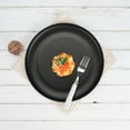 thumbnail image 6 of Mainstays Black Round Plastic Plate, 10.5 inch, Durable & BPA-Free, 6 of 6