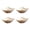 A, variant on Fancy Plastic Bowl, 4 Square Household Soup Bowls,Serving Bowls Containers for Parties, Snack, Buffet, Chips