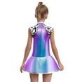 thumbnail image 2 of YUUMIN Girls Alien Dress Metallic Sleeveless Dress with Back Zip Sequins Dress Outfits Blue 12, 2 of 6
