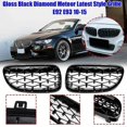 thumbnail image 2 of Gloss Meteor Latest Style Grille for - 3 Series E92 E93 2010-2015 51137254969 51137254970, 2 of 5