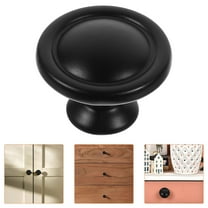 HEMOTON 12pcs Round Drawer Handle Kitchen Cabinet Knobs Furniture Knobs Replacement