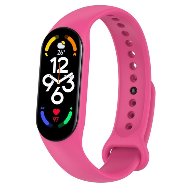 Bandas de repuesto compatibles con pulseras de silicona Xiaomi Band 7, banda transpirable para reloj inteligente