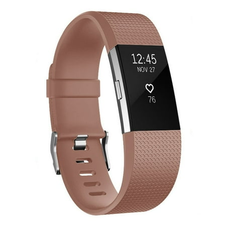 Nylea Fitbit Charge 2 Bands [STAINLESS STEEL] Large Size Fitbit Accessories - Best Wrist Band with (Best Fitbit For The Money)