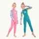 thumbnail image 4 of Soidarity Traje de buceo para niños con de buceo, traje de buceo portátil para mantener el calor, a prueba de sol, protección Flexible, Deportes acuáticos Verde S, 4 of 6