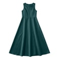 thumbnail image 5 of OGLCCG Junior Bridesmaid Dresses Flower Girl Dress for Teen Girls Formal Wedding Party Sleeveless Crew Neck Princess Long Dresses 0-13 Years, 5 of 5