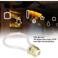 thumbnail image 3 of Ampoule LED, Filament 4W 220V 2700K E27 A Mené la Lumière Ambiante Lumière Chaude pour la Maison, Café, Bureau Verre Clair, 3 of 5