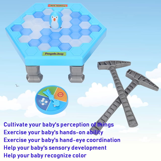Rompecabezas De Desarrollo De Pingüino Para Romper El Hielo, Juguete Para E Hijos, Juego Colorido De Alta Gama