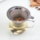 thumbnail image 4 of Injueey Infusor de té de malla Extra fina, filtro de café de malla fina reutilizable de acero inoxidable, taza colgante, colador de té de Teteras, 4 of 6