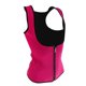 thumbnail image 2 of Body Shaper sin costuras para mujer Chaleco Entrenador de cintura Cincher Corset Más delgado Quemador de grasa Sudor Traje de sauna Camiseta sin manga Hot Pink XL Baoblaze Corsé de cremallera de mujer, 2 of 8