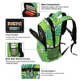 thumbnail image 4 of ALAZA Floral Heart Checkered Grid Backpack Elementary School Bag Bookbag Travel Rucksack, 4 of 7