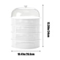 thumbnail image 3 of Funda para verduras de 5 capas, suministros de cocina, funda para verduras para el hogar, funda para verduras multicapa a prueba de insectos, adecuada para la cocina, se puede usar como Akmoler, 3 of 9