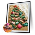 thumbnail image 2 of Cuadros Decorativos 5D taladro redondo completo diamante pintura mar conchas mosaico Kits pared arte artesanía Sywqhk Nuevos Originales, 2 of 9