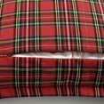 thumbnail image 5 of Lush Decor Home Family Blessing Plaid Embroidery Script Decorative Pillow Cover - Red - 20 L x 20 W In., 5 of 7