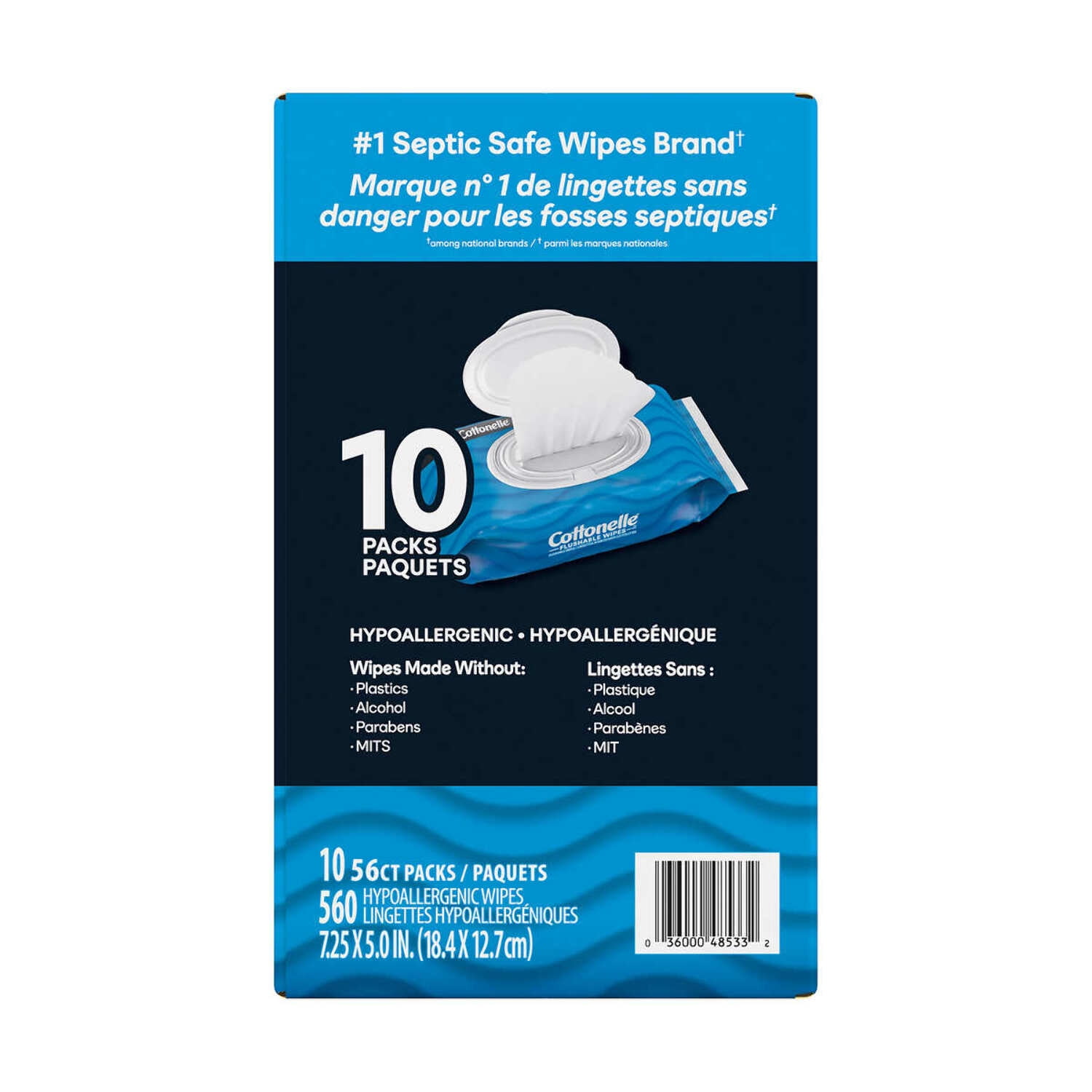 Cottonelle Fresh Care Flushable Wipes, 560 Wipes